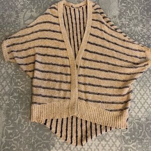 Free People oversized crop sleeve sweater.